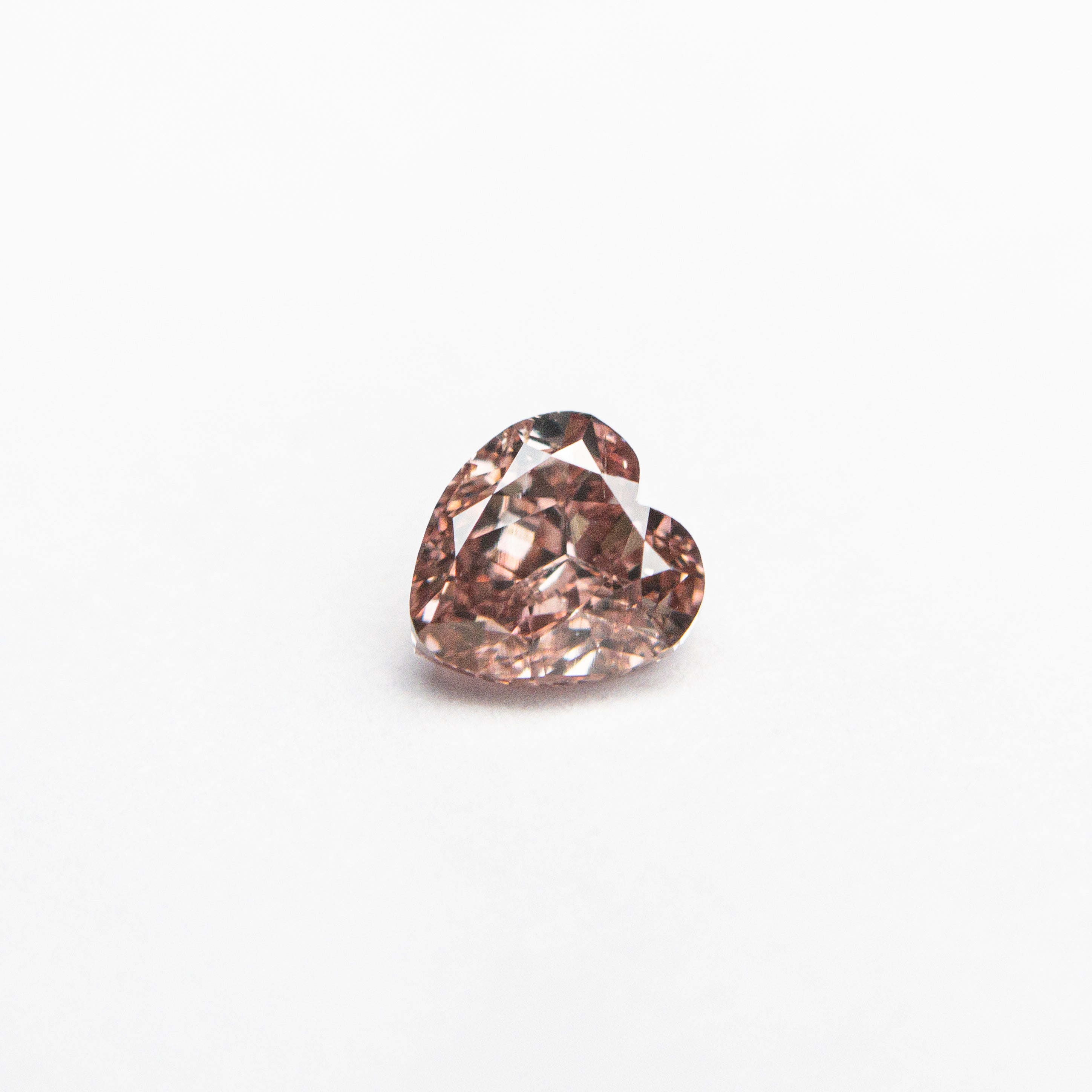 0.30ct 4.16x3.94x2.43mm GIA SI2 Fancy Deep Orangy Pink Heart Brilliant π¦πΊ 24122-01
