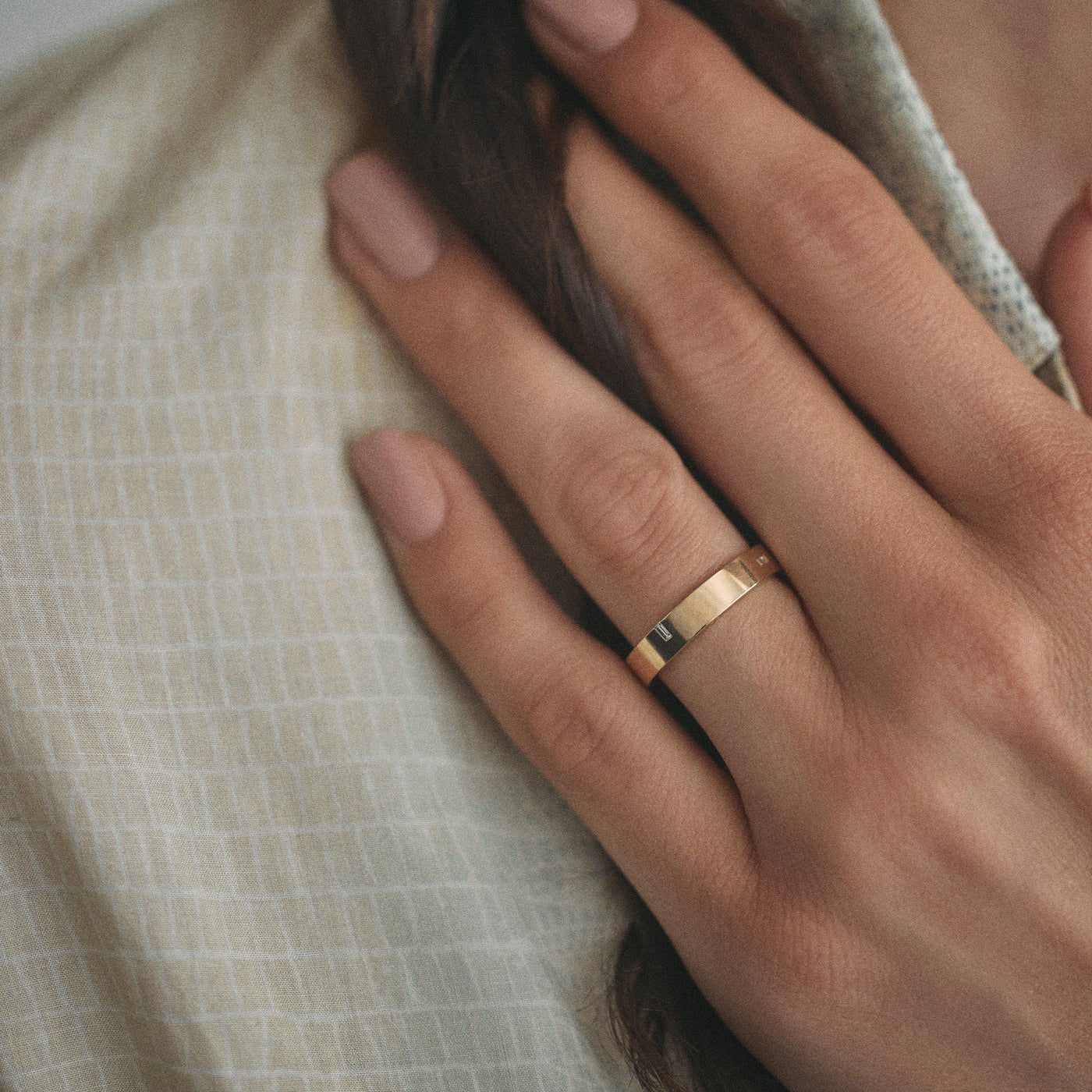 Flicker Diamond Band Ring