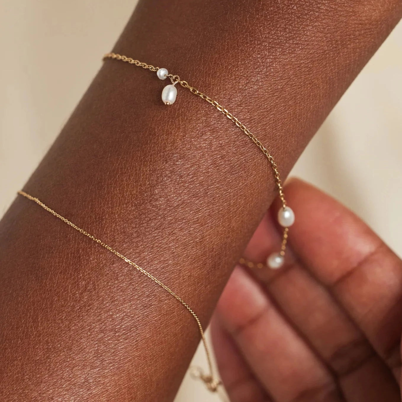 Pearl Spindle Bracelet