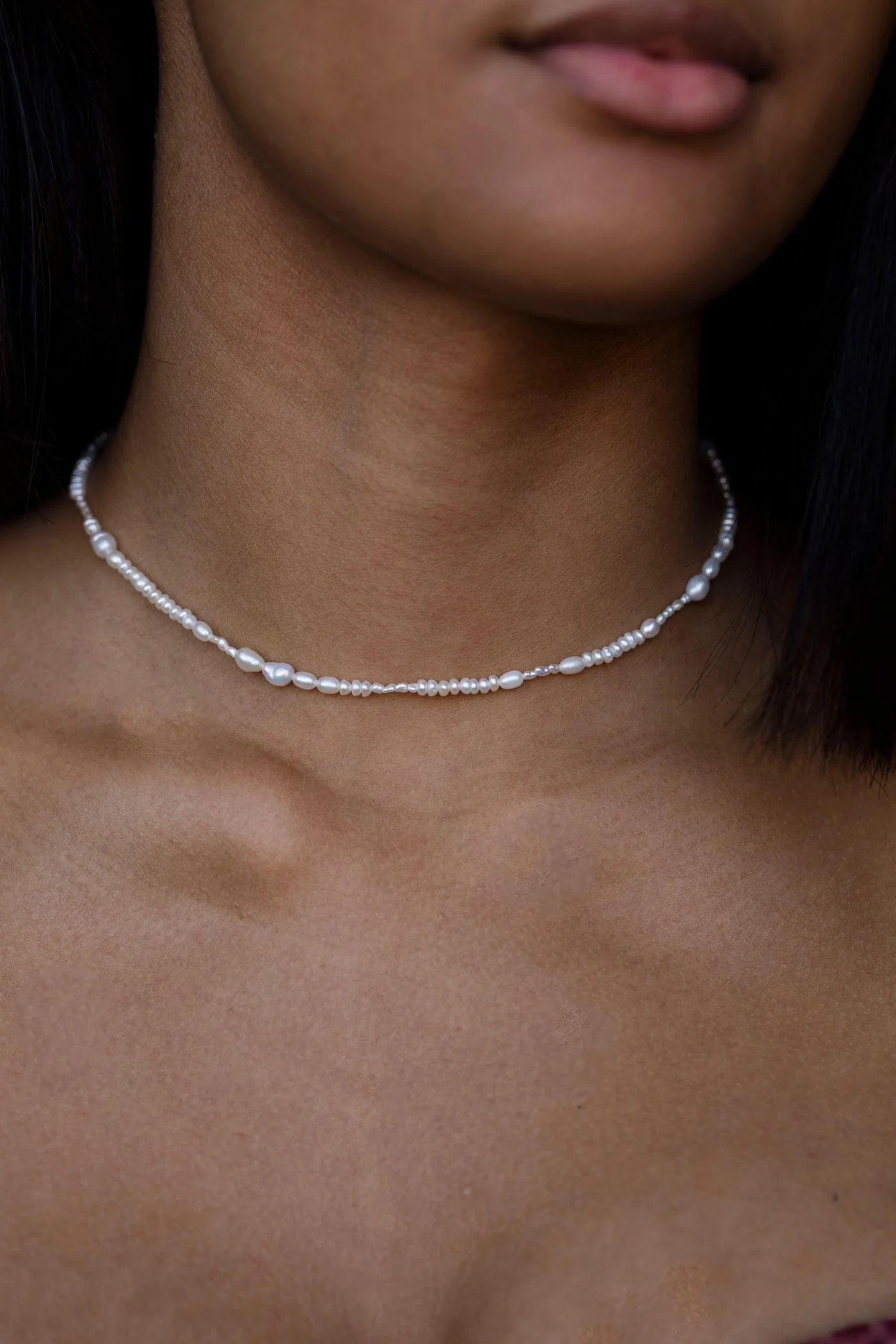 Pearl Collage Necklace