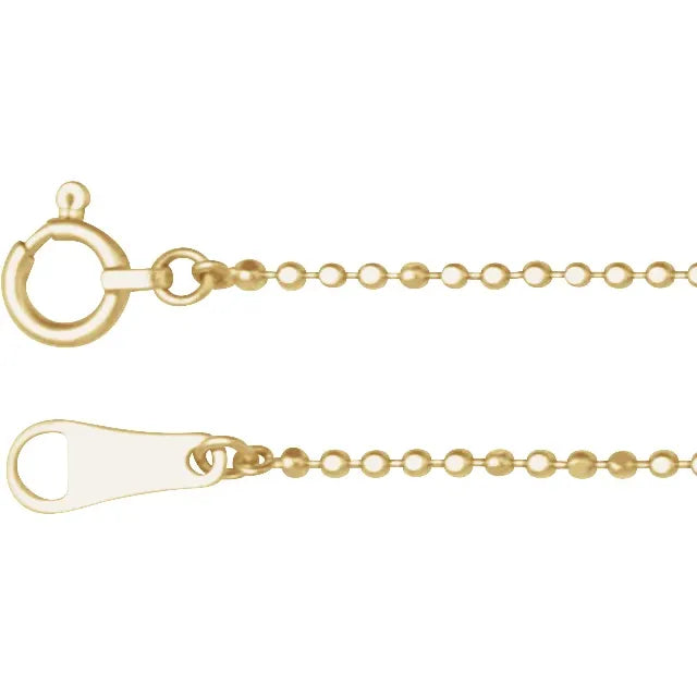1.2mm Diamond-Cut Bead Chain