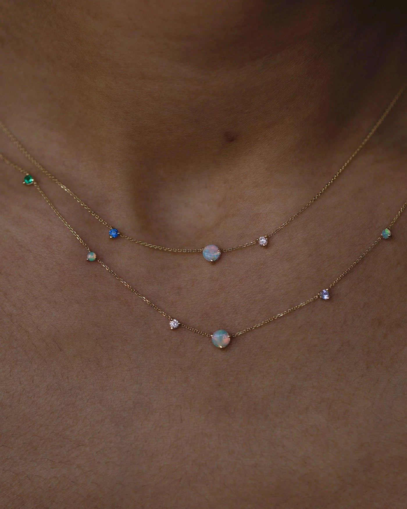 Linear Chain Necklace