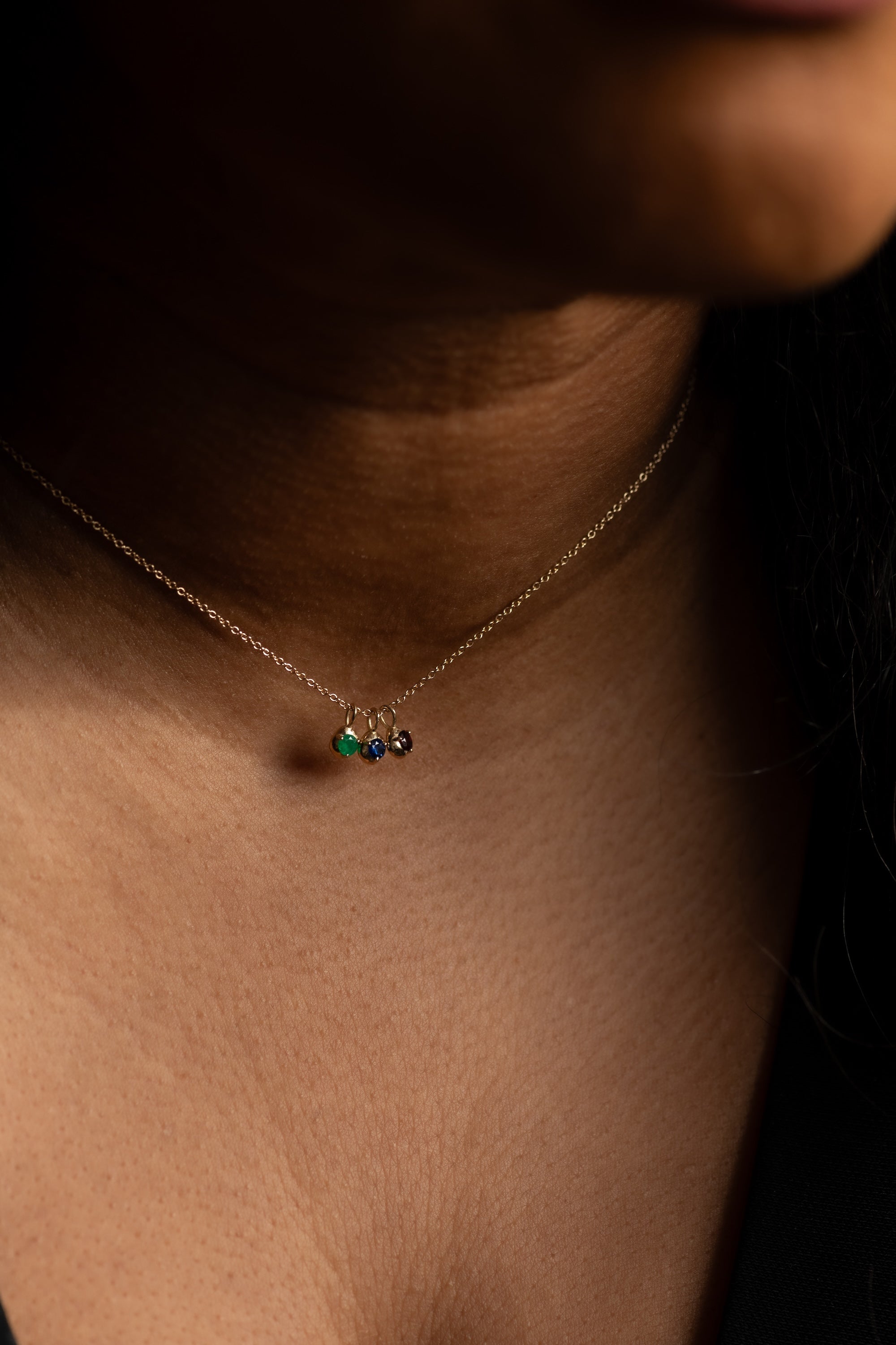 Birthstone Pendant - Ruby