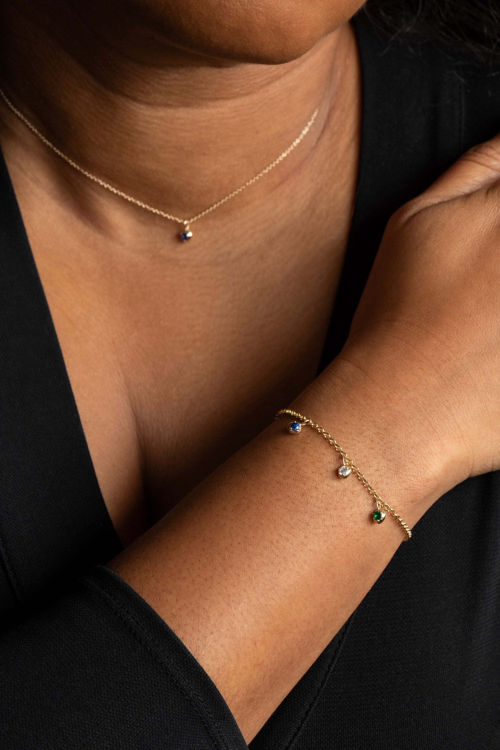 Birthstone Charm Bracelet