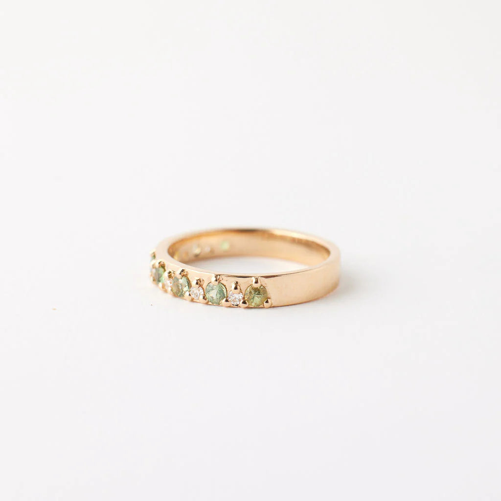 Roma Ring - Green Sapphire — Commitment, Curated