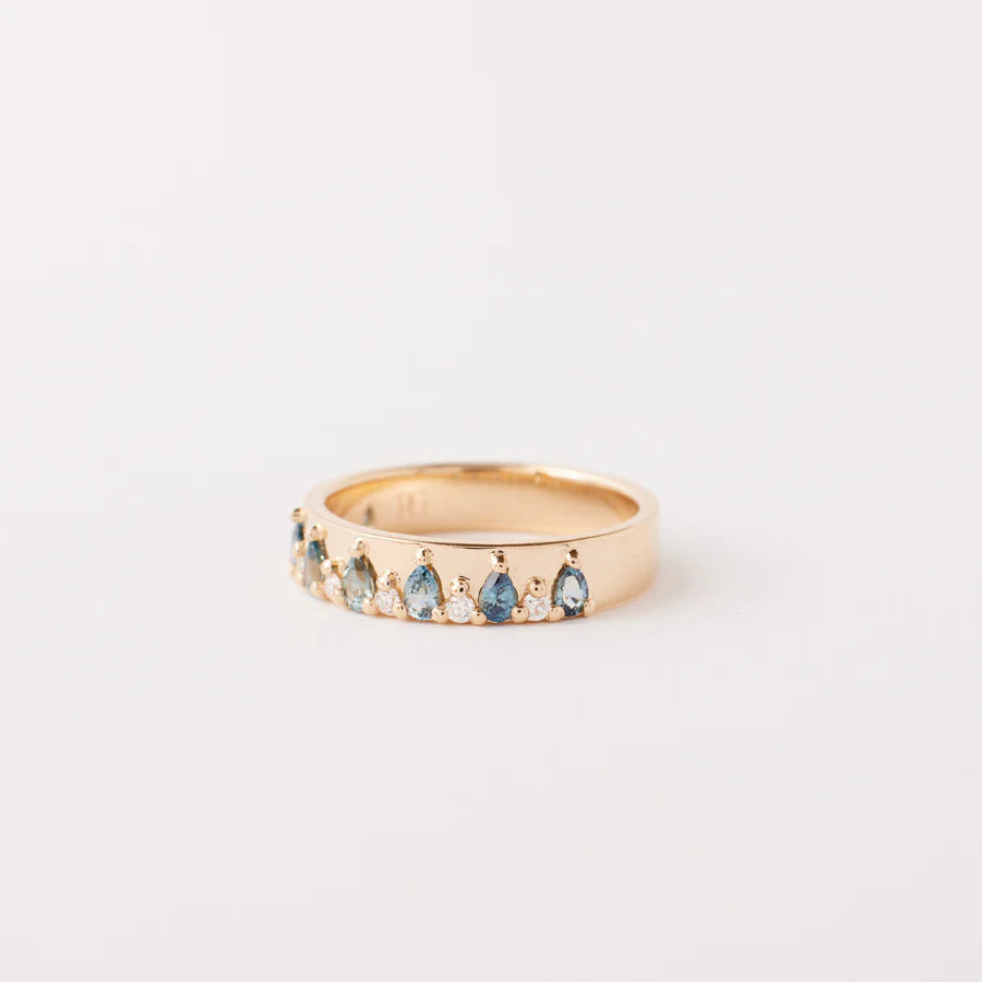 Kendall Ring - Teal Sapphire — Commitment, Curated