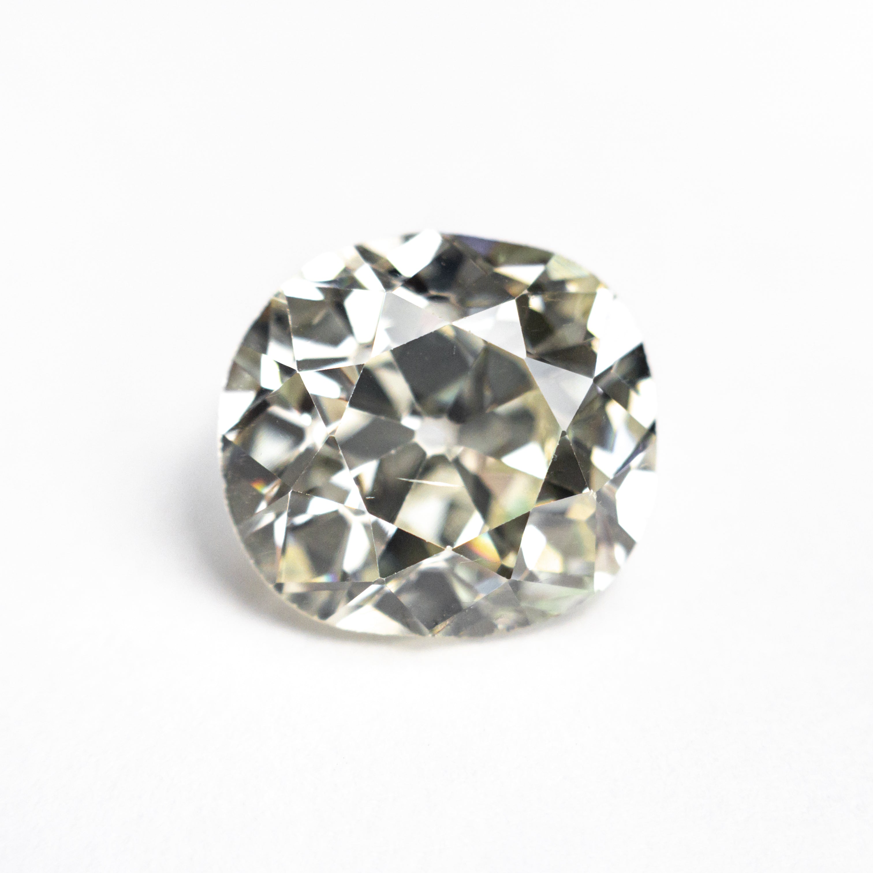 3.35ct 9.52x8.78x5.78mm GIA SI1 O-P Antique Old Mine Cut 26771-01