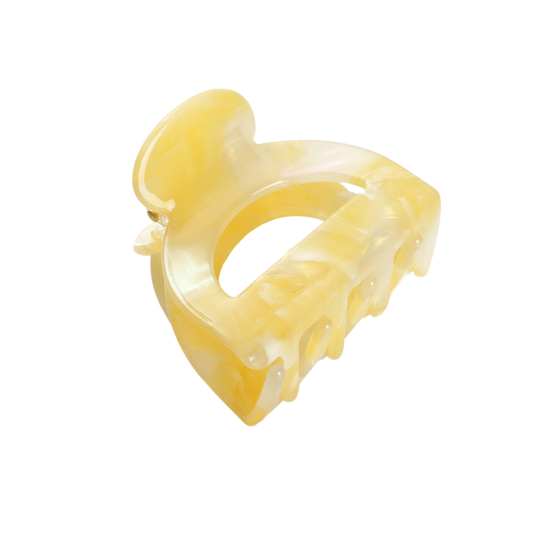 Bea Medium Claw Clip - Limoncello