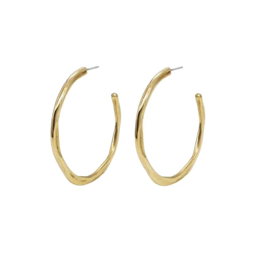 Bronze Large Maji Hoops