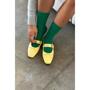 Le Bon Shoppe Trouser Socks - Deep Green