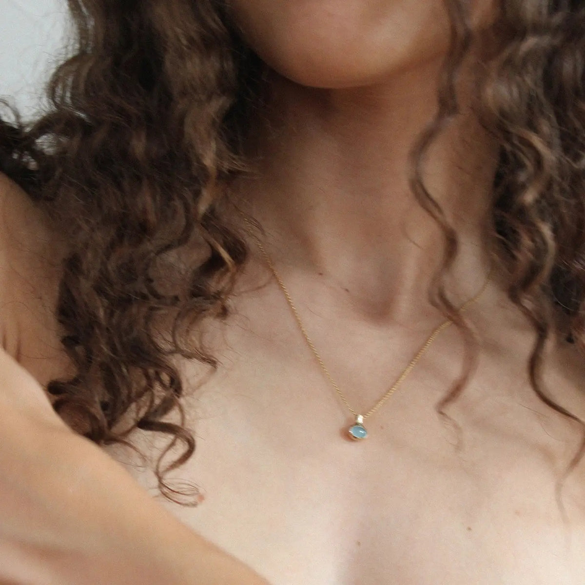 Aquamarine Lado Necklace