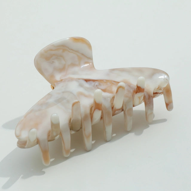 Adrienne Large Claw Clip - Calacatta Gold