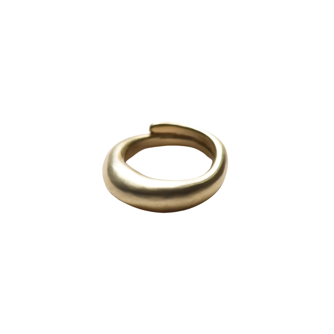 Small Dome Brass Ring