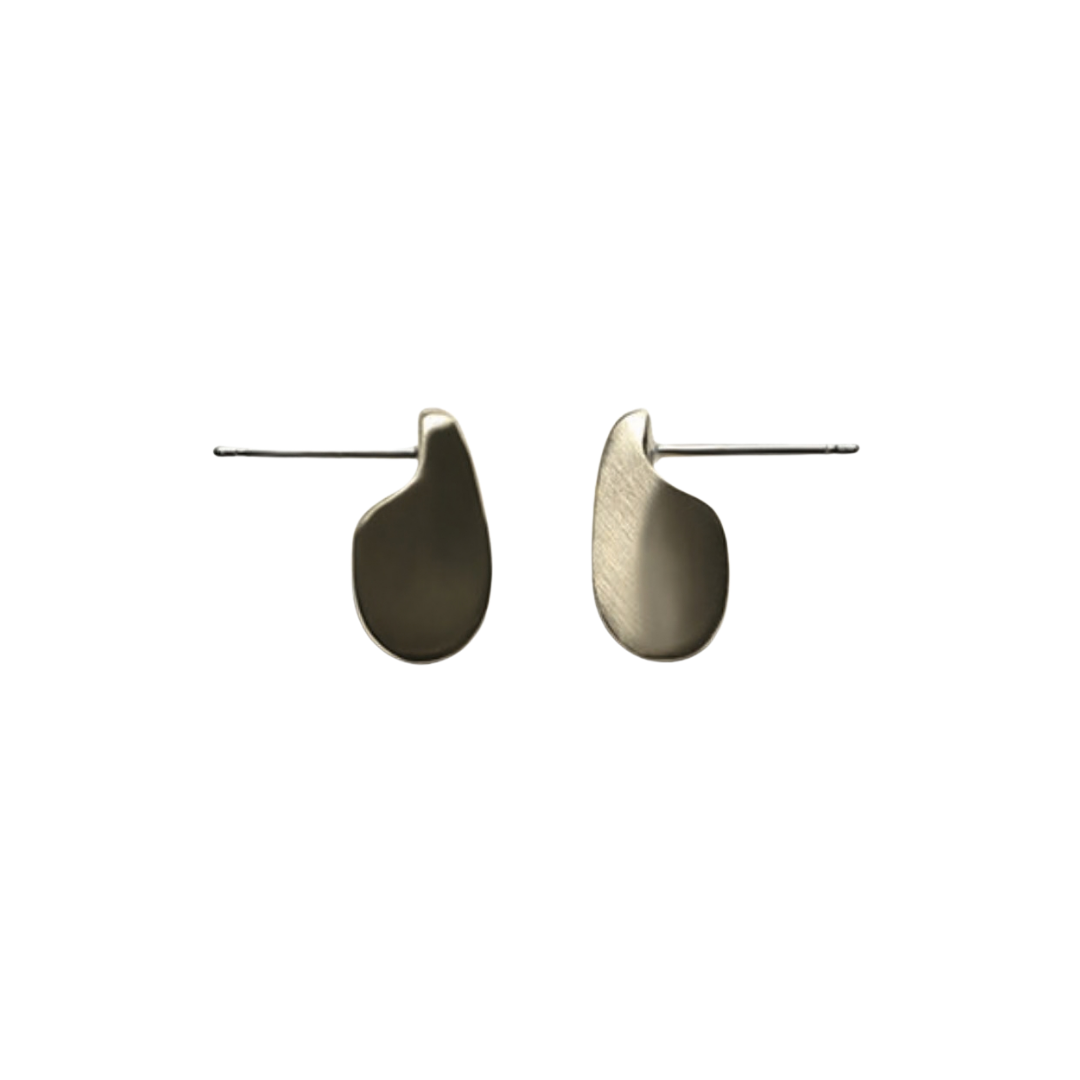 Contour Brass Earrings — 8.6.4 Trunk Show
