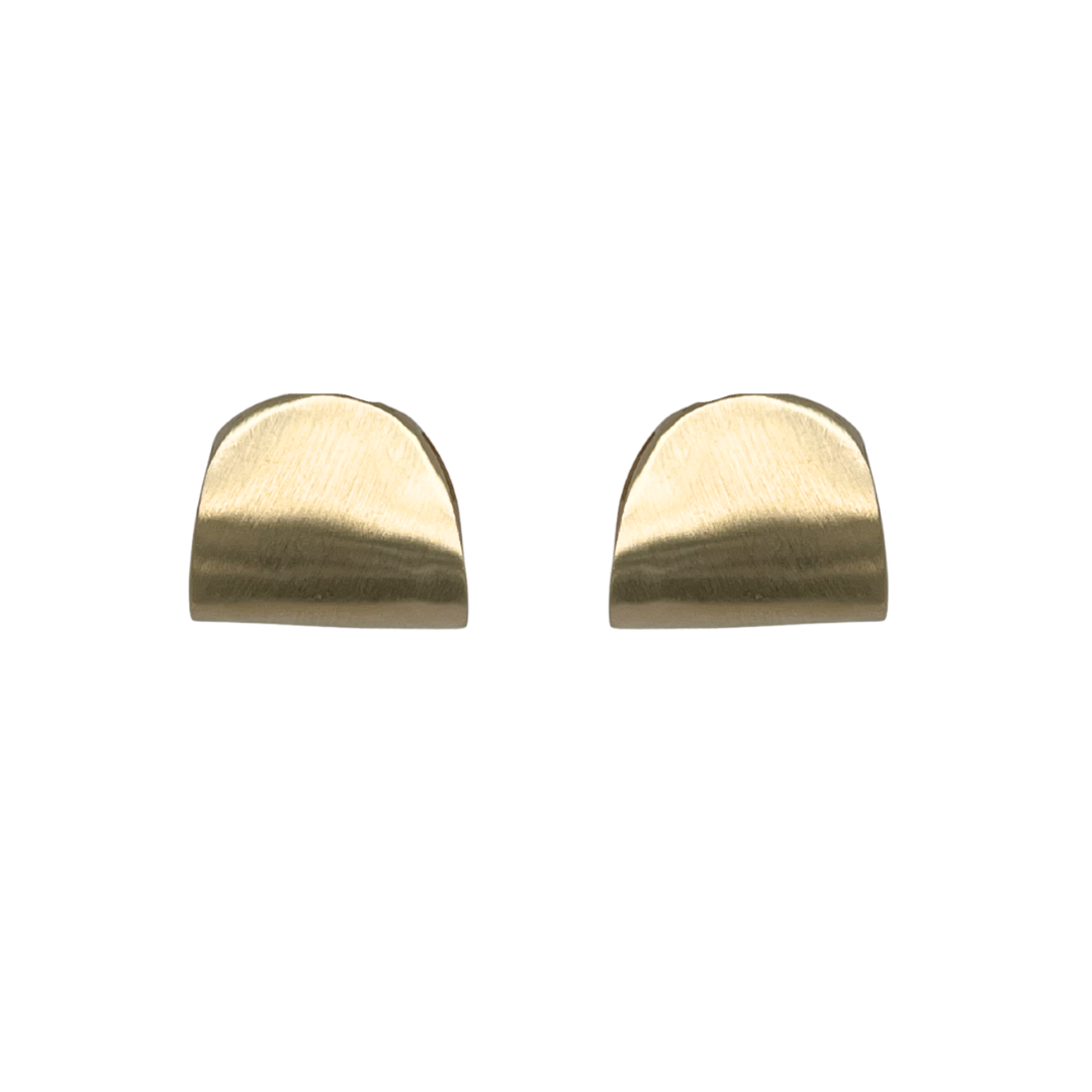 Folded Half Circle Studs