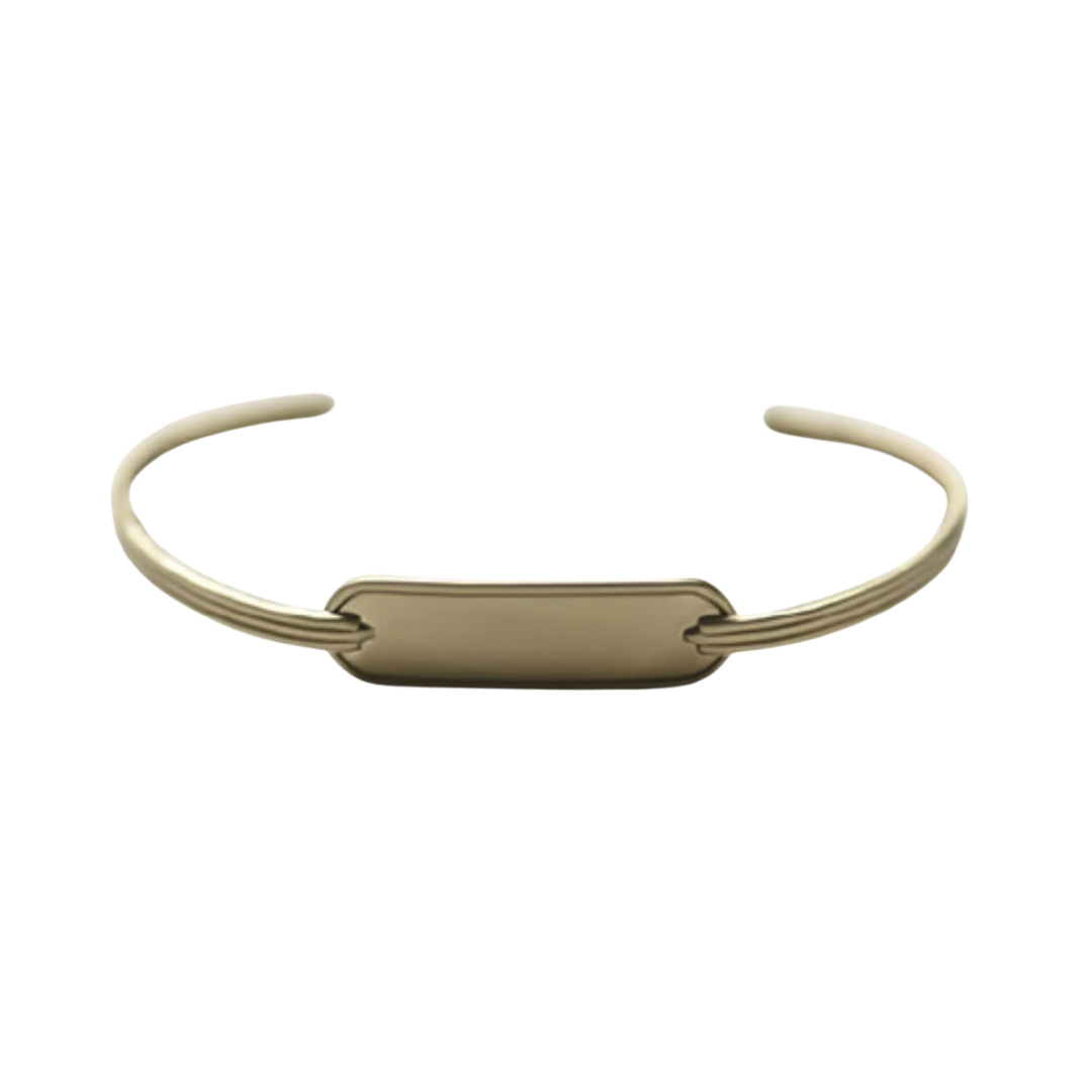 ID Brass Cuff — 8.6.4 Trunk Show