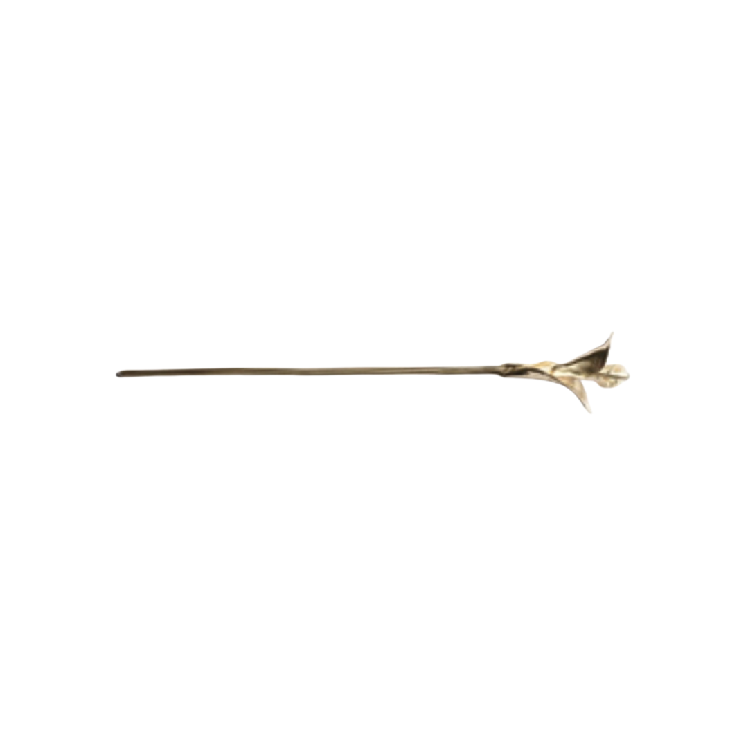 Floral Brass Hair Pin — 8.6.4 Trunk Show