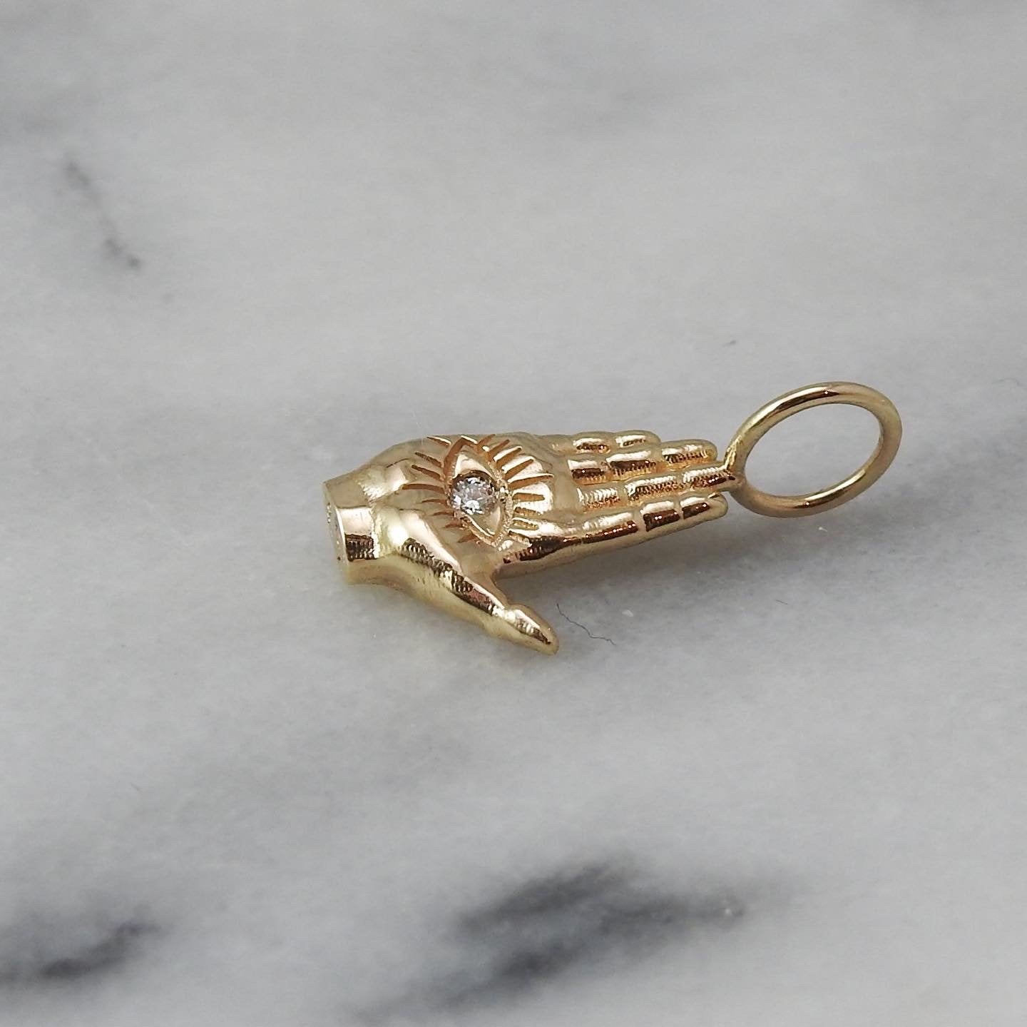 Hamsa LadyFinger Charm — Maura Green Trunk Show