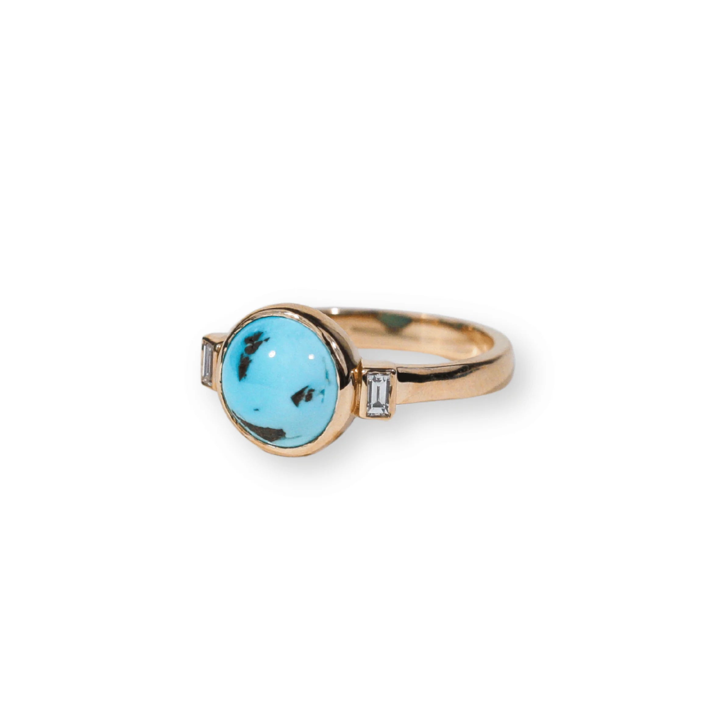 Maria Turquoise and Diamond Ring