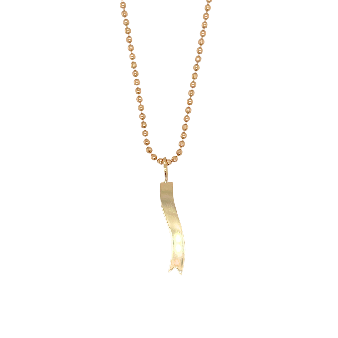 ID Banner Charm Necklace