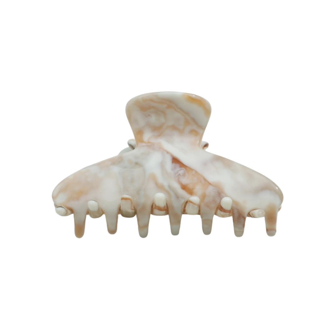 Adrienne Large Claw Clip - Calacatta Gold