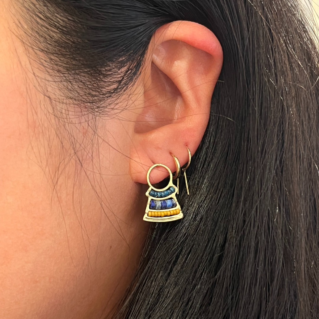 Spaceship Studs - Lapis