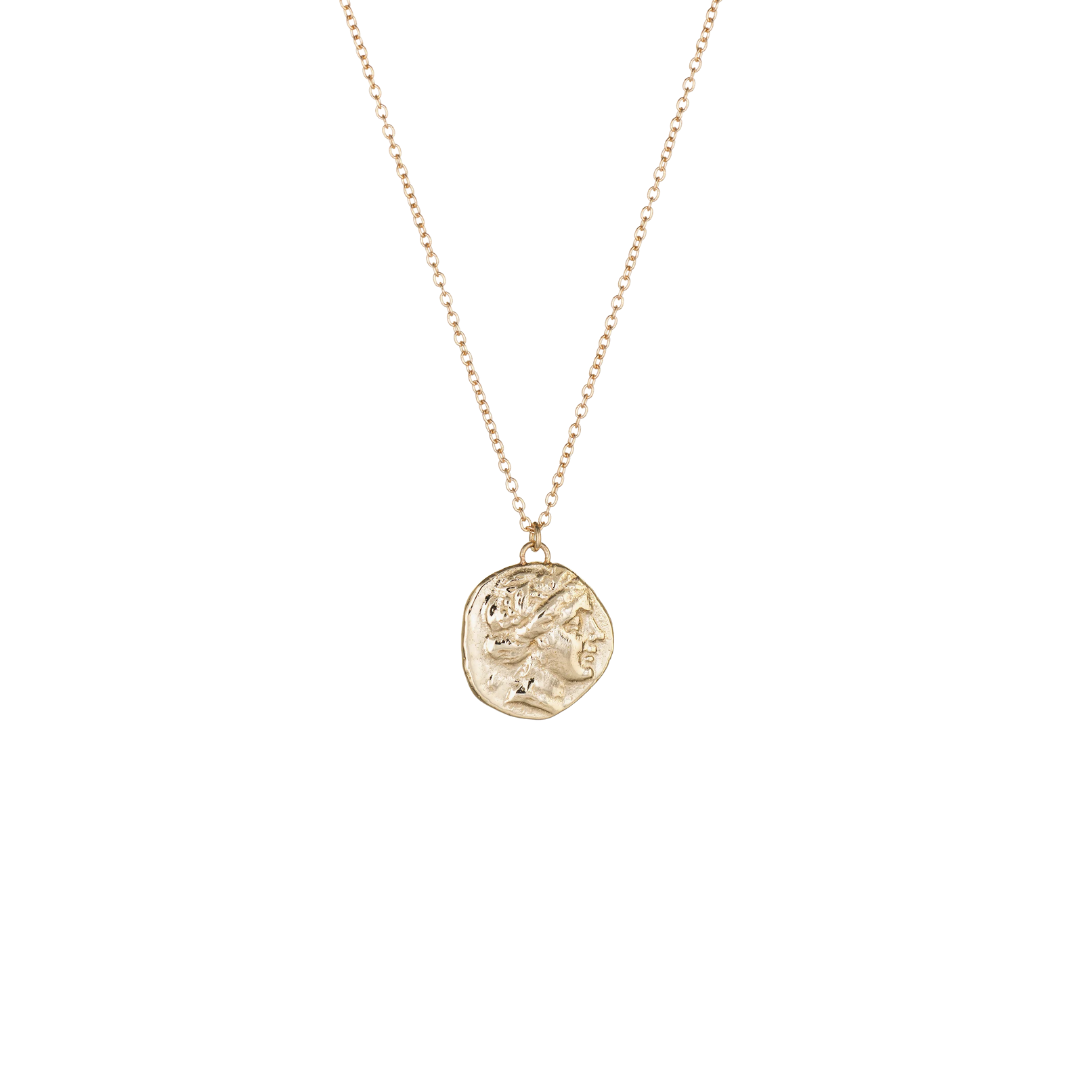 Athena Coin Pendant Necklace