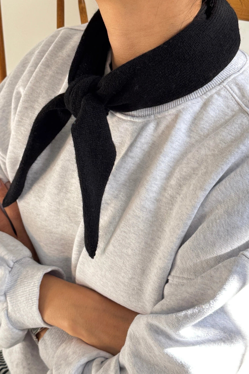 Cashmere Bandana - Black