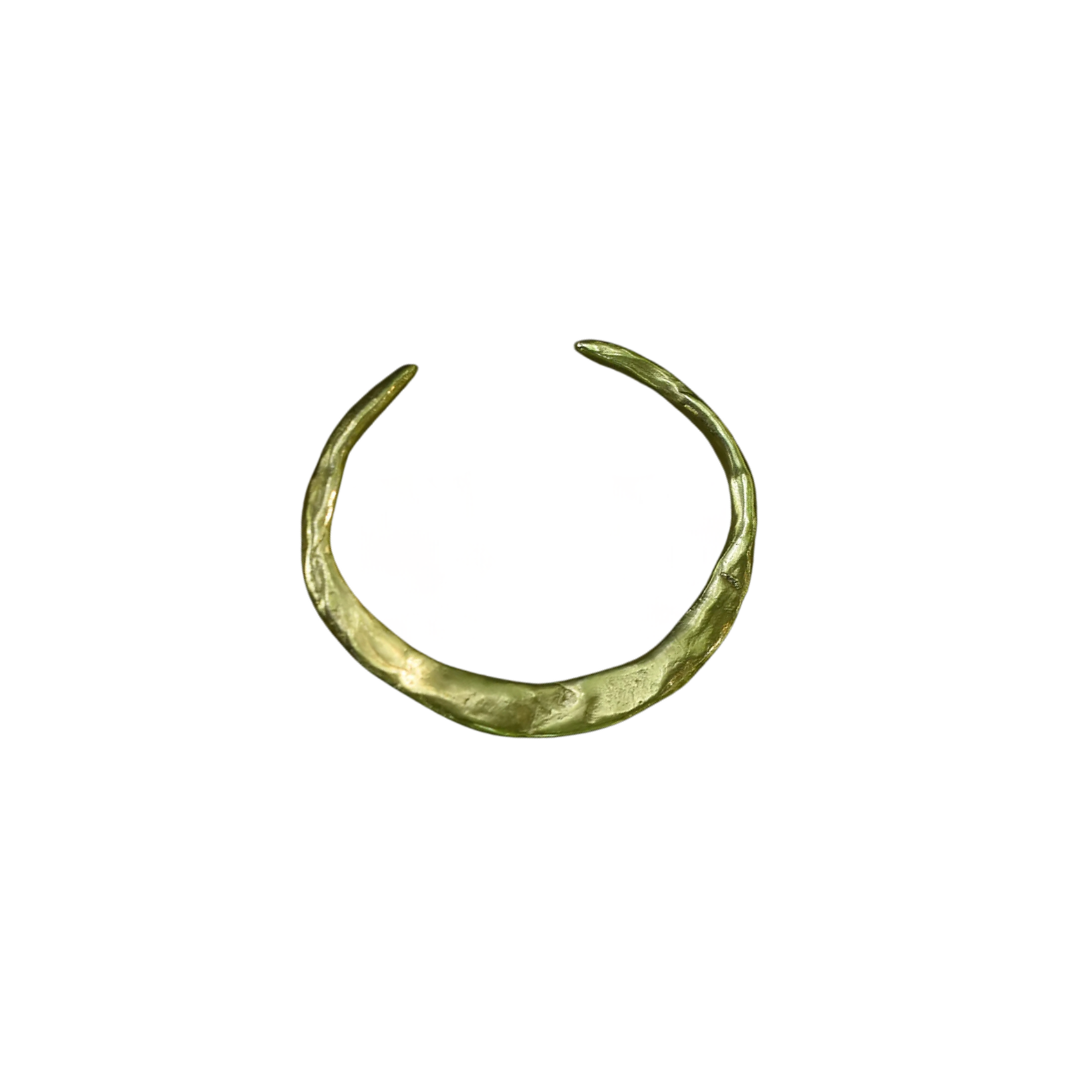 Hammered Brass Cuff