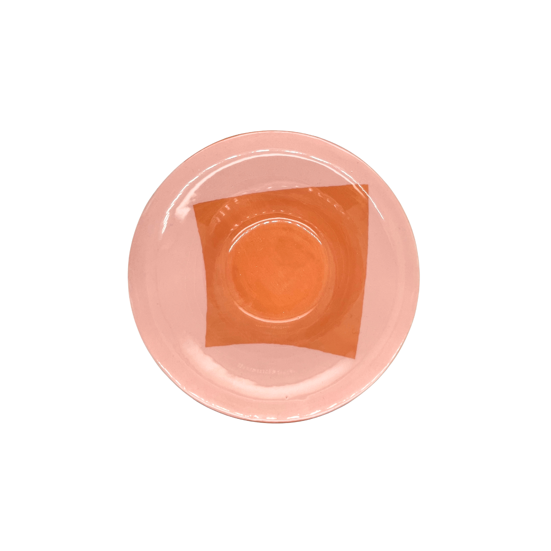 Small Square Dipped Bowl - Pink