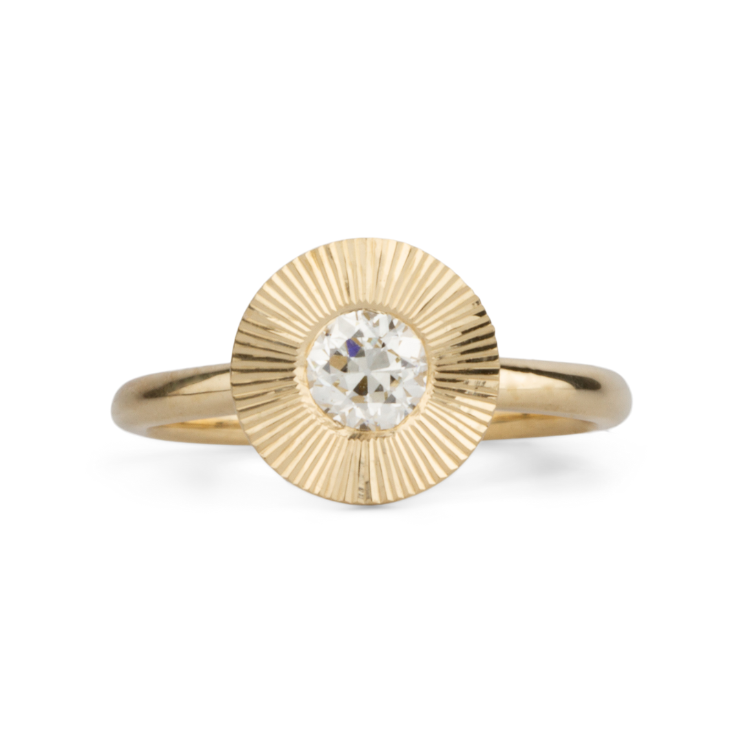 Old European Cut Diamond Ring