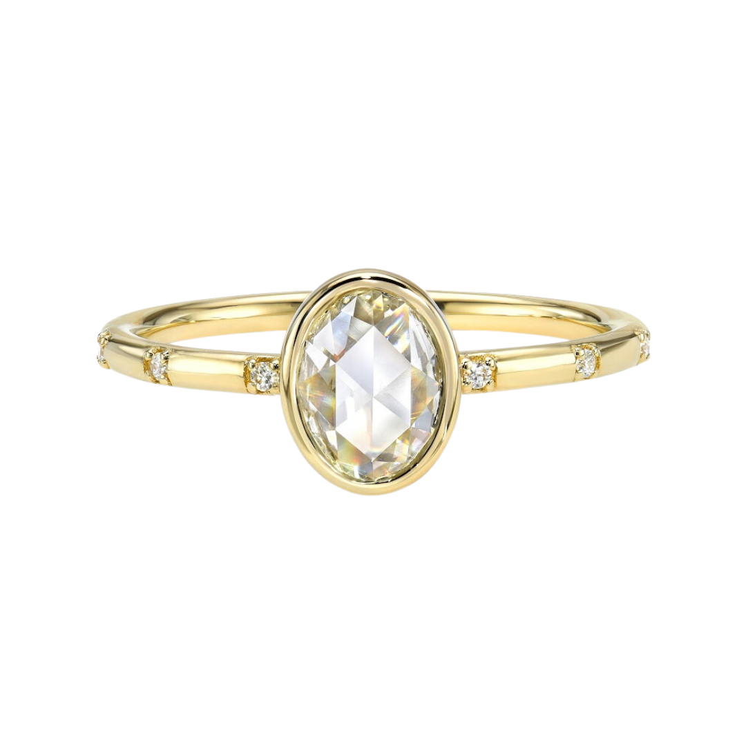 Rose Cut Diamond Spark Ring — Commitment, Curated