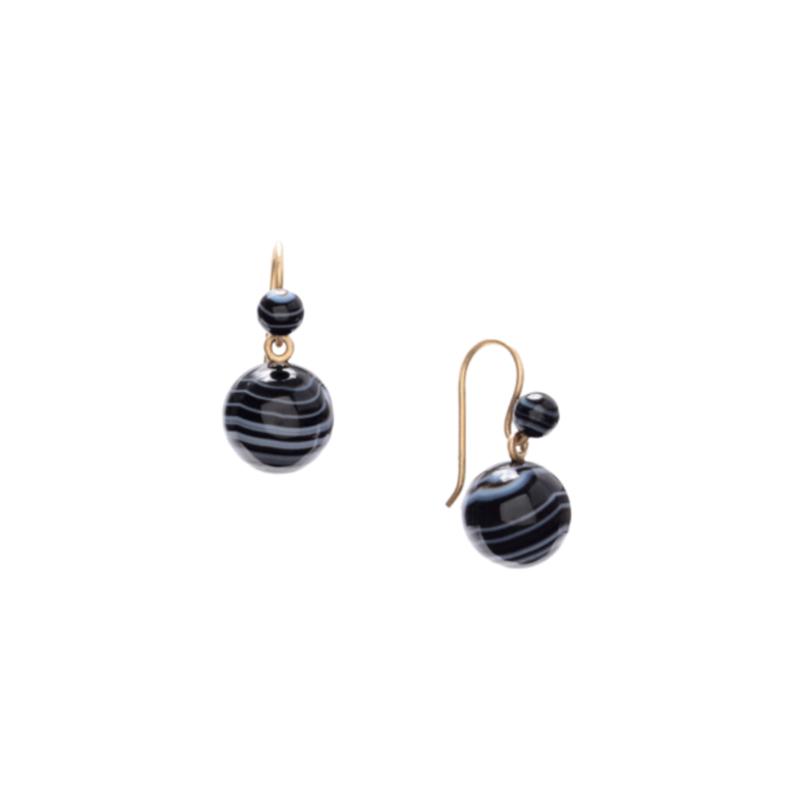 Chan Banded Agate Earrings