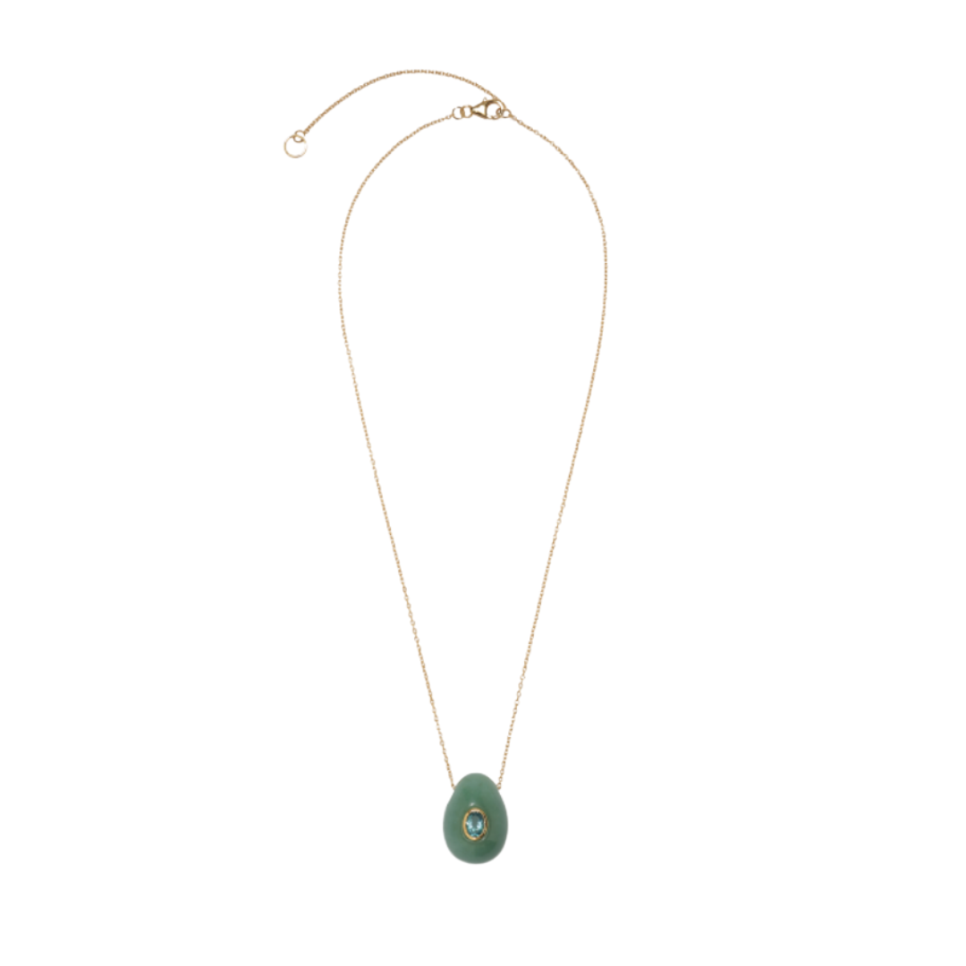 Constance Necklace - Green Aventurine