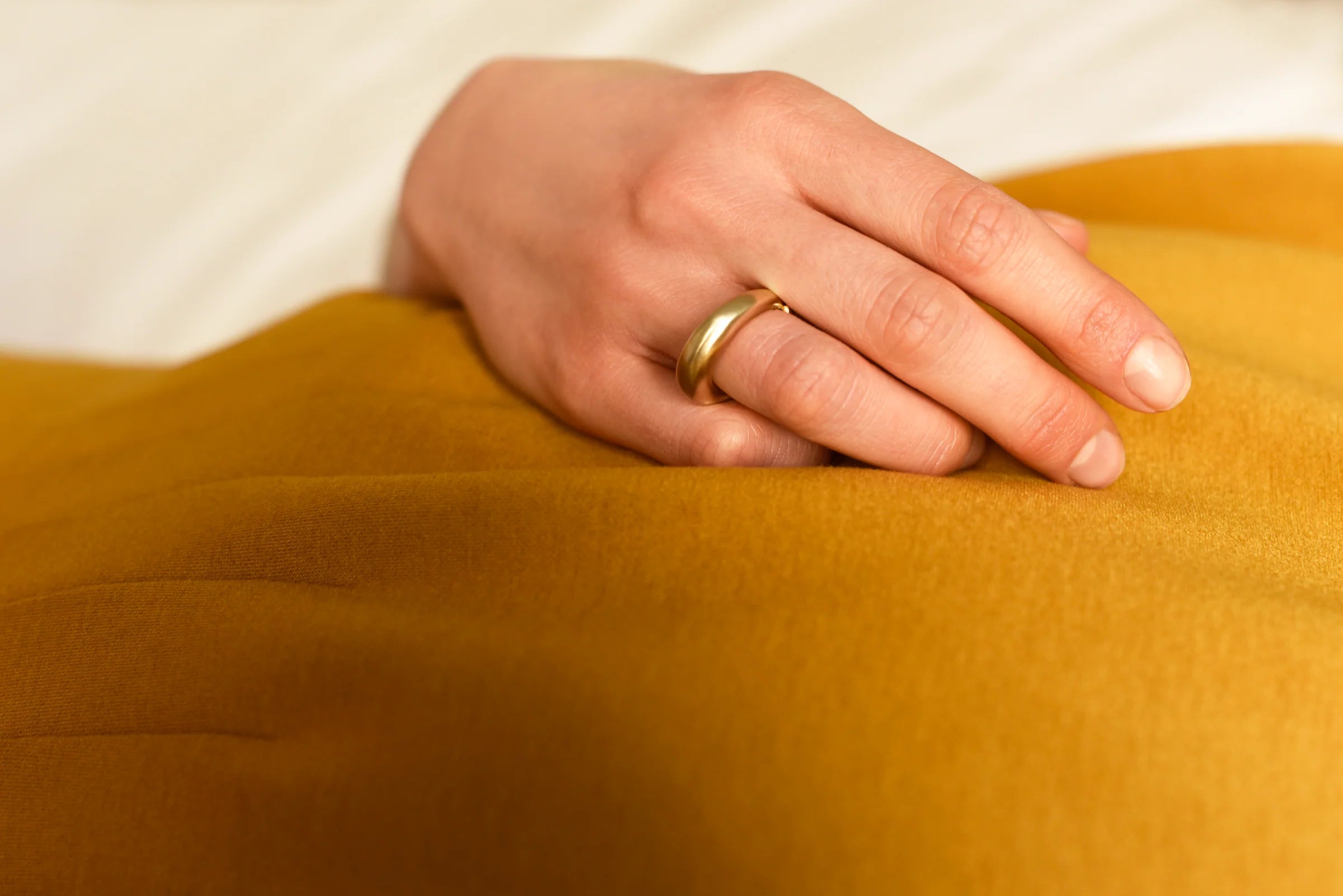 Small Dome Brass Ring