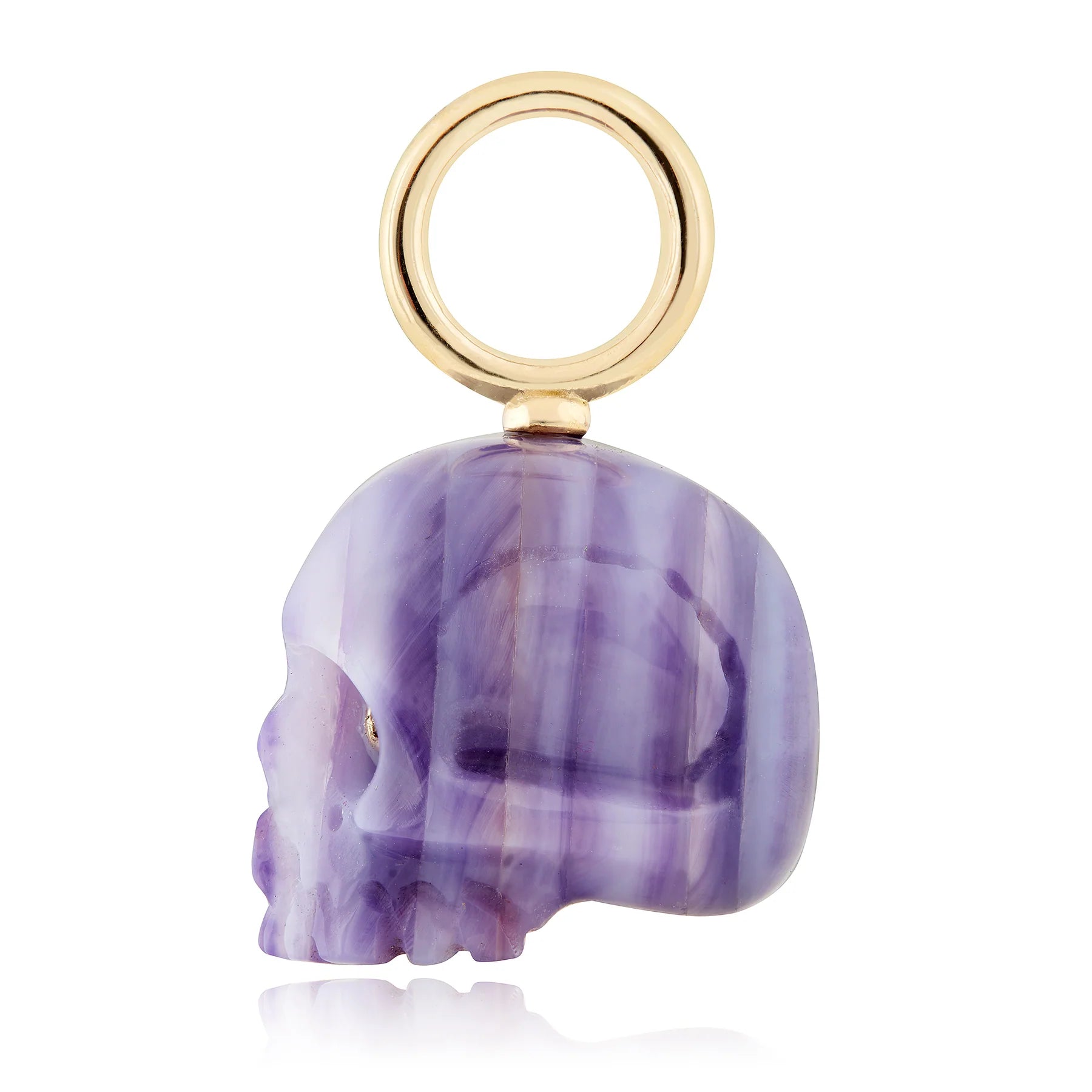 Purple Clam Shell Skull Baby — Maura Green Trunk Show