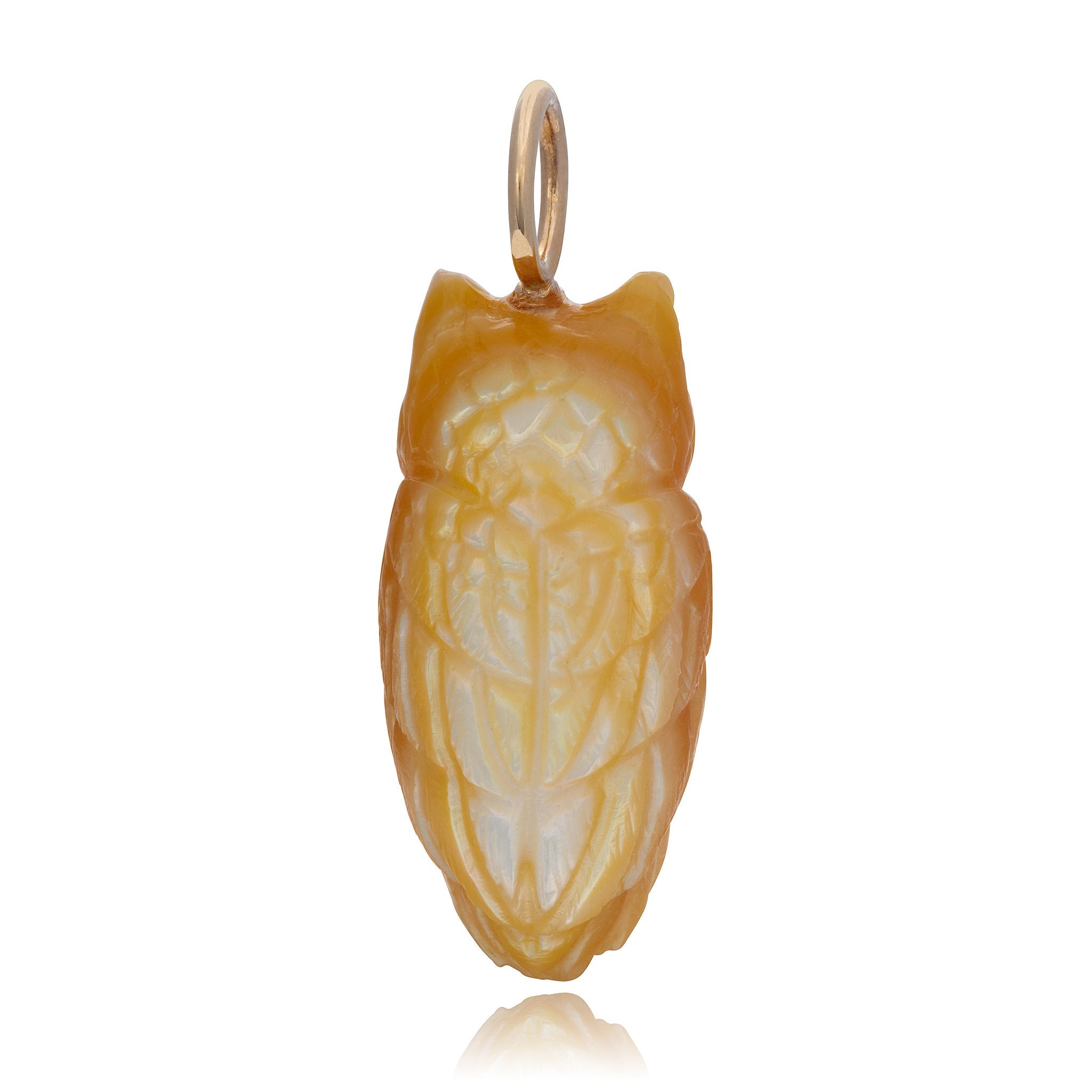 Golden Owl Charm