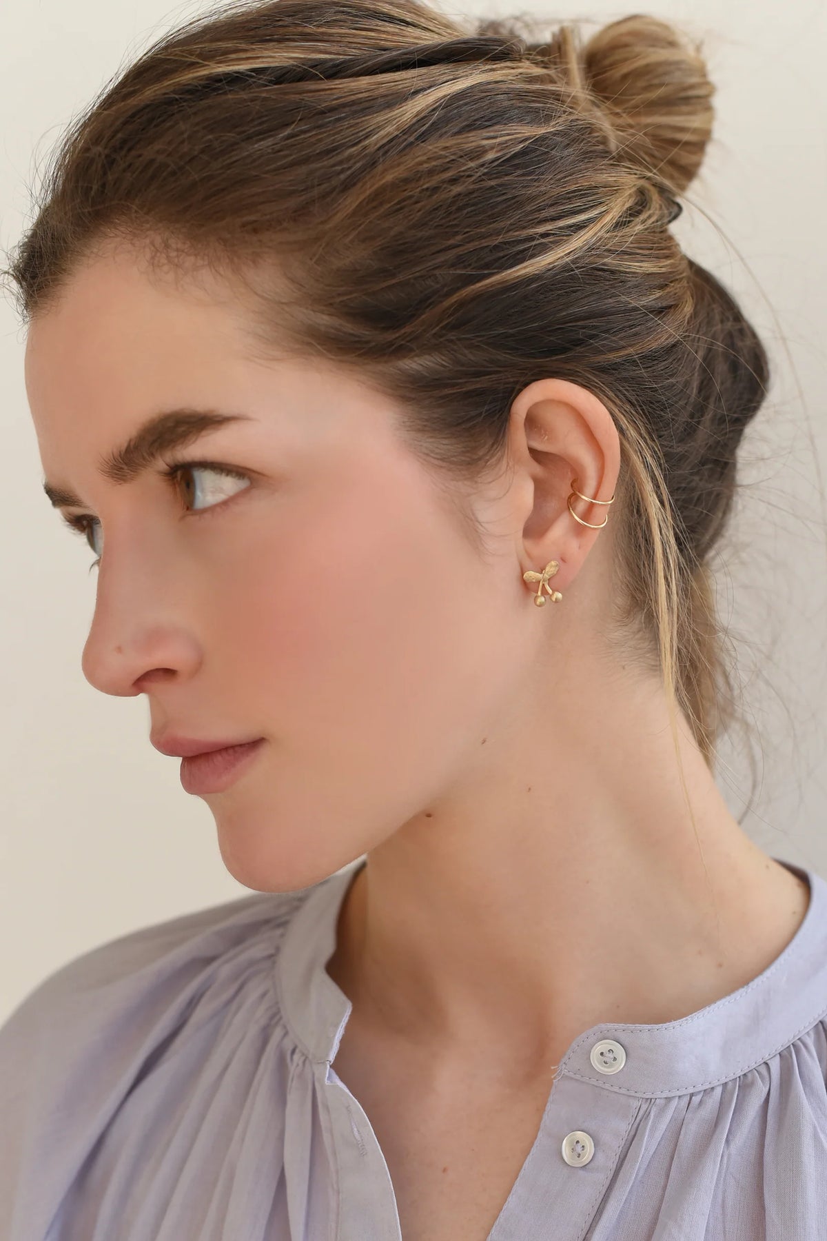 Cherry Brass Earrings — 8.6.4 Trunk Show