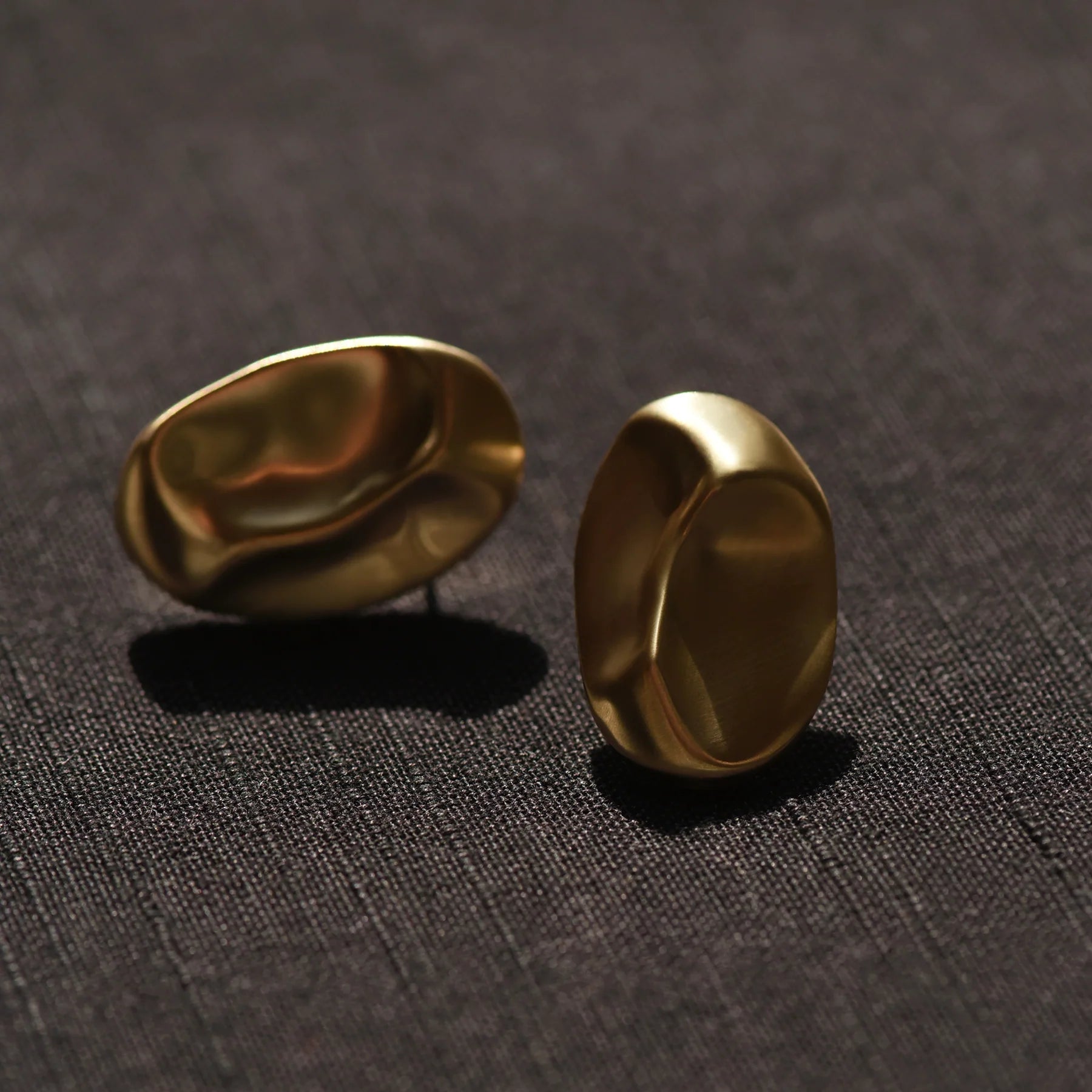 Organic Oval Studs