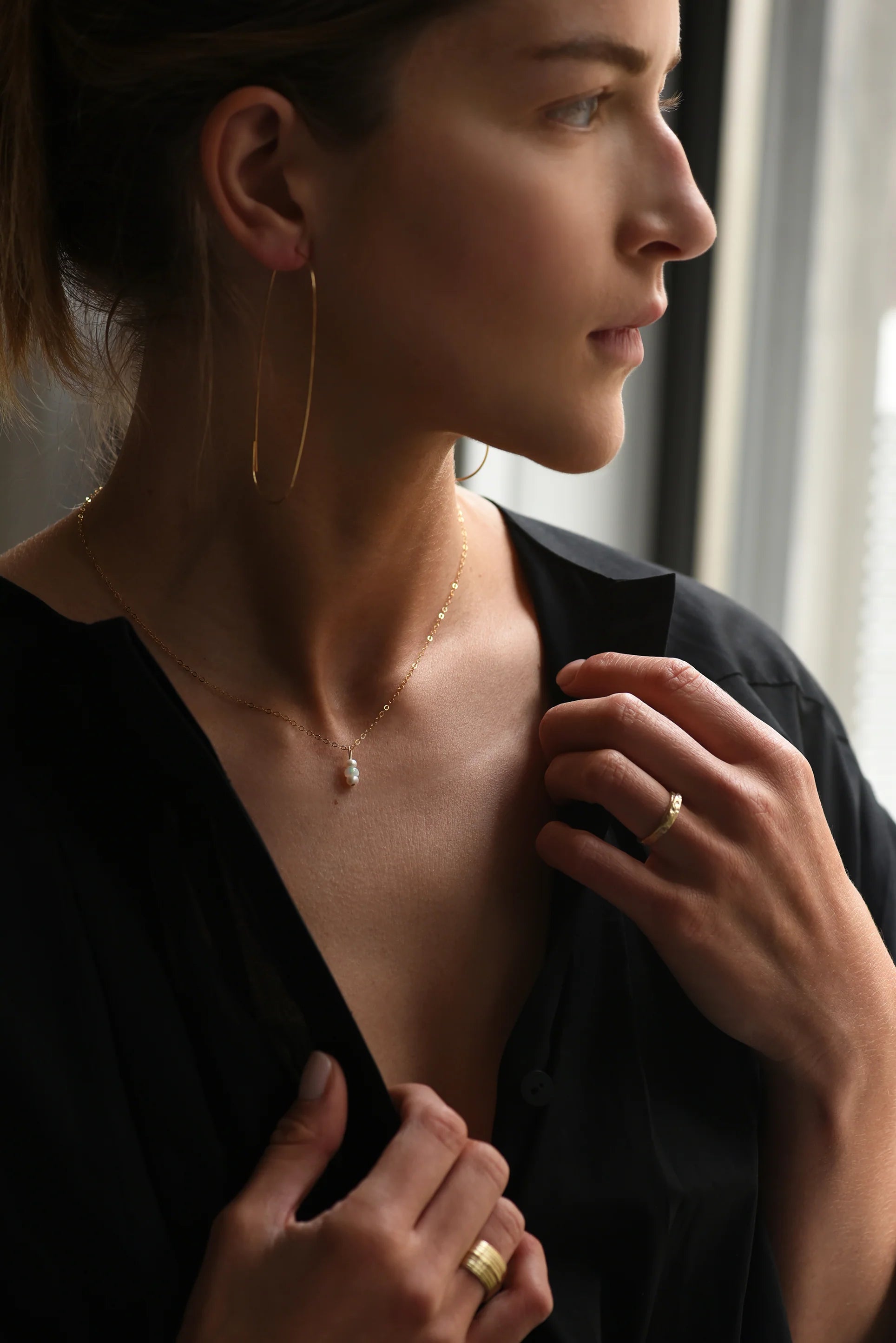 Opal and Pearl Necklace