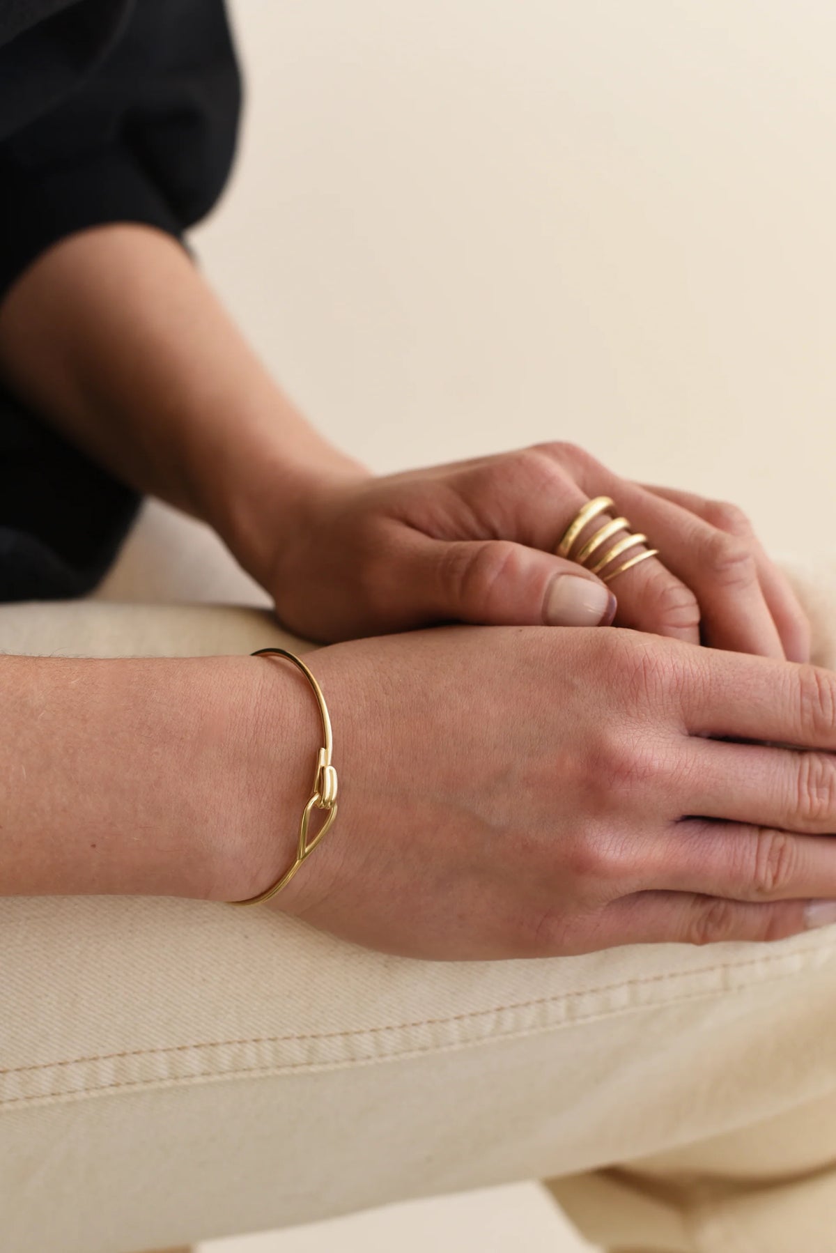Barrel Hook Brass Cuff — 8.6.4 Trunk Show