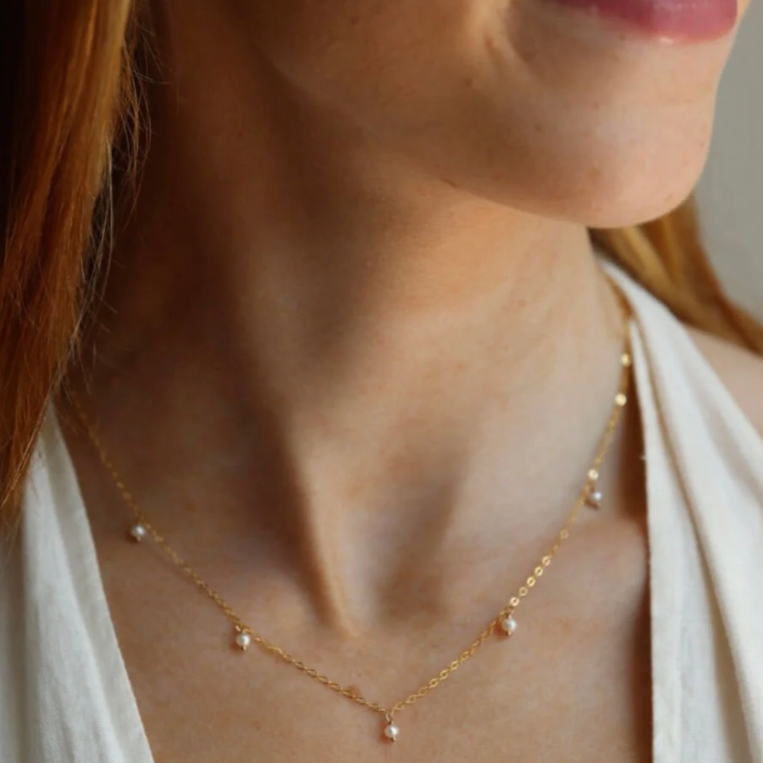 Delicate Pearl Necklace