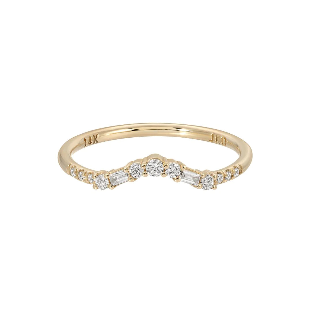 Diamond Etude Arch Ring