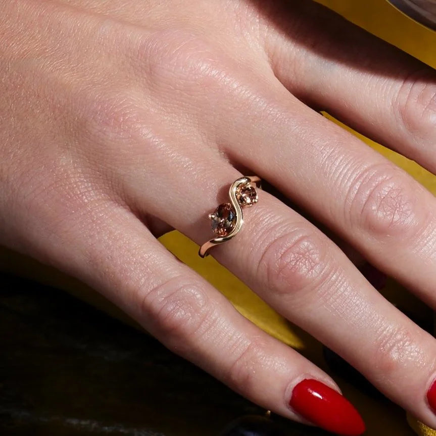 Duo Ring - Andalusite — Lindsay Lewis Trunk Show