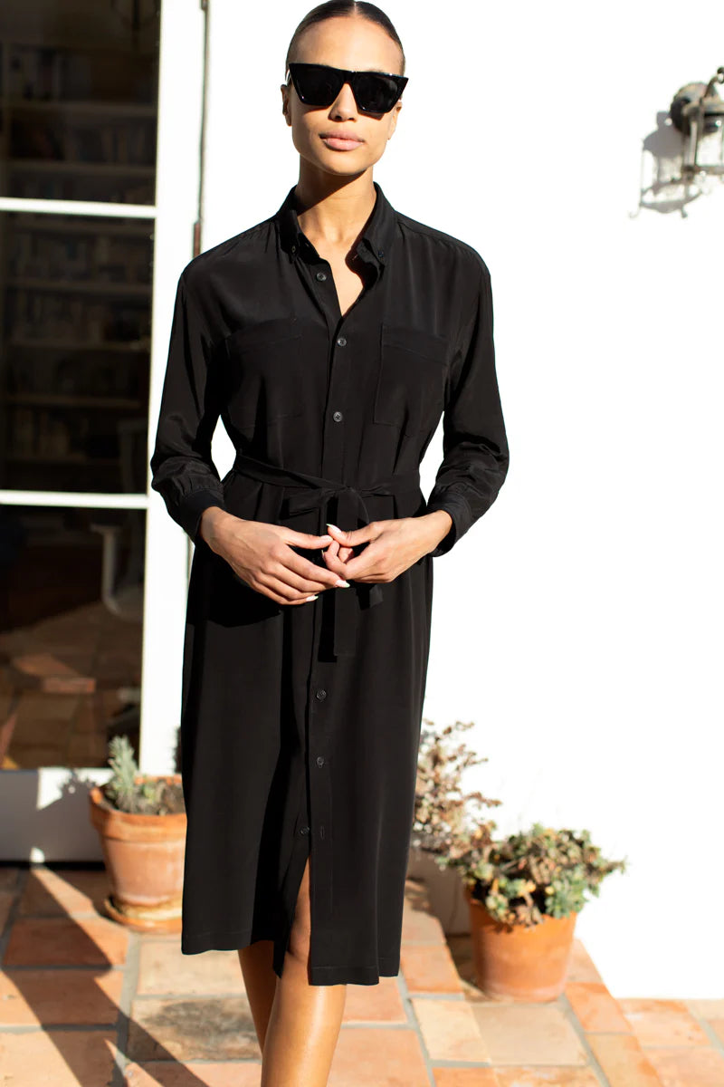 Ry Shirtdress - Black Ry Shirtdress - Black