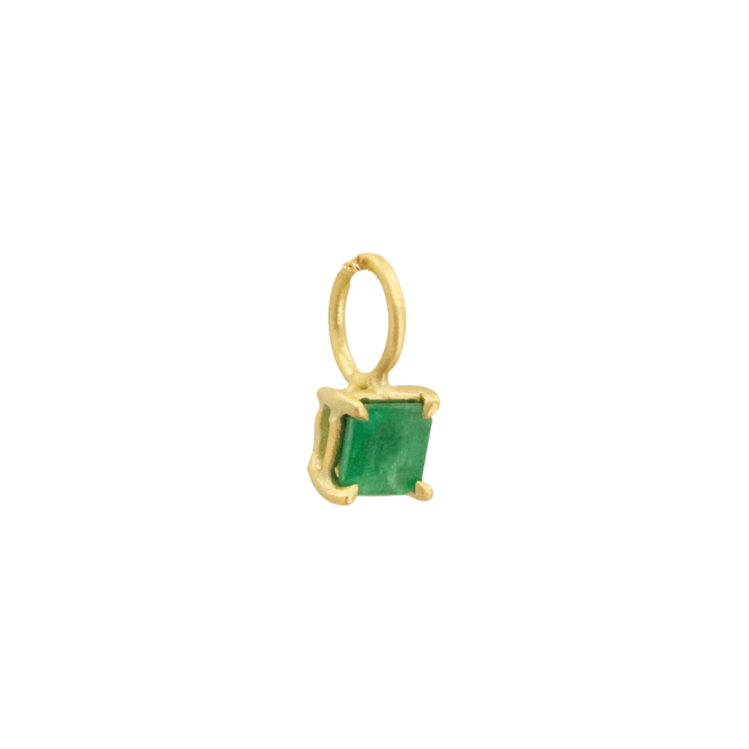 Petite Emerald Basket Pendant