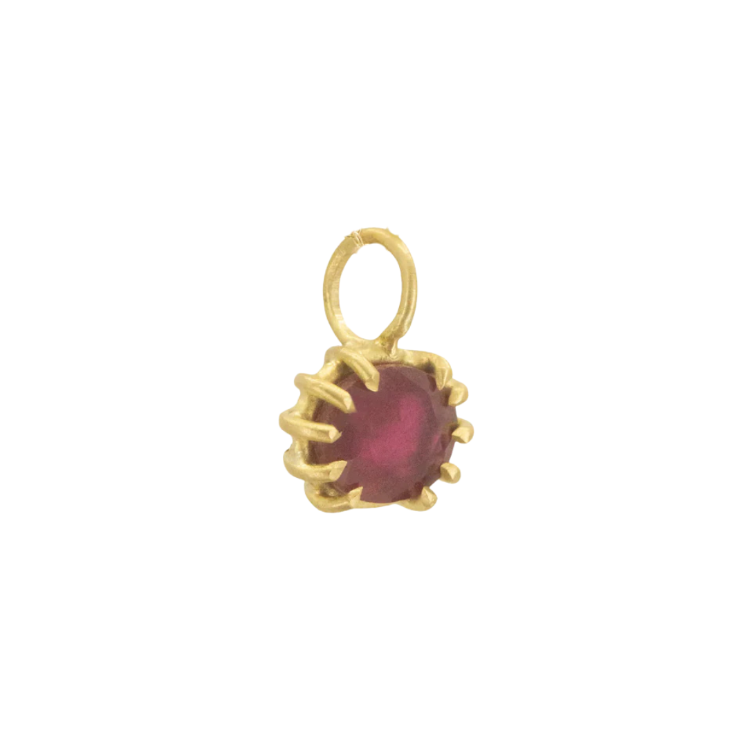Bright Ruby Basket Pendant