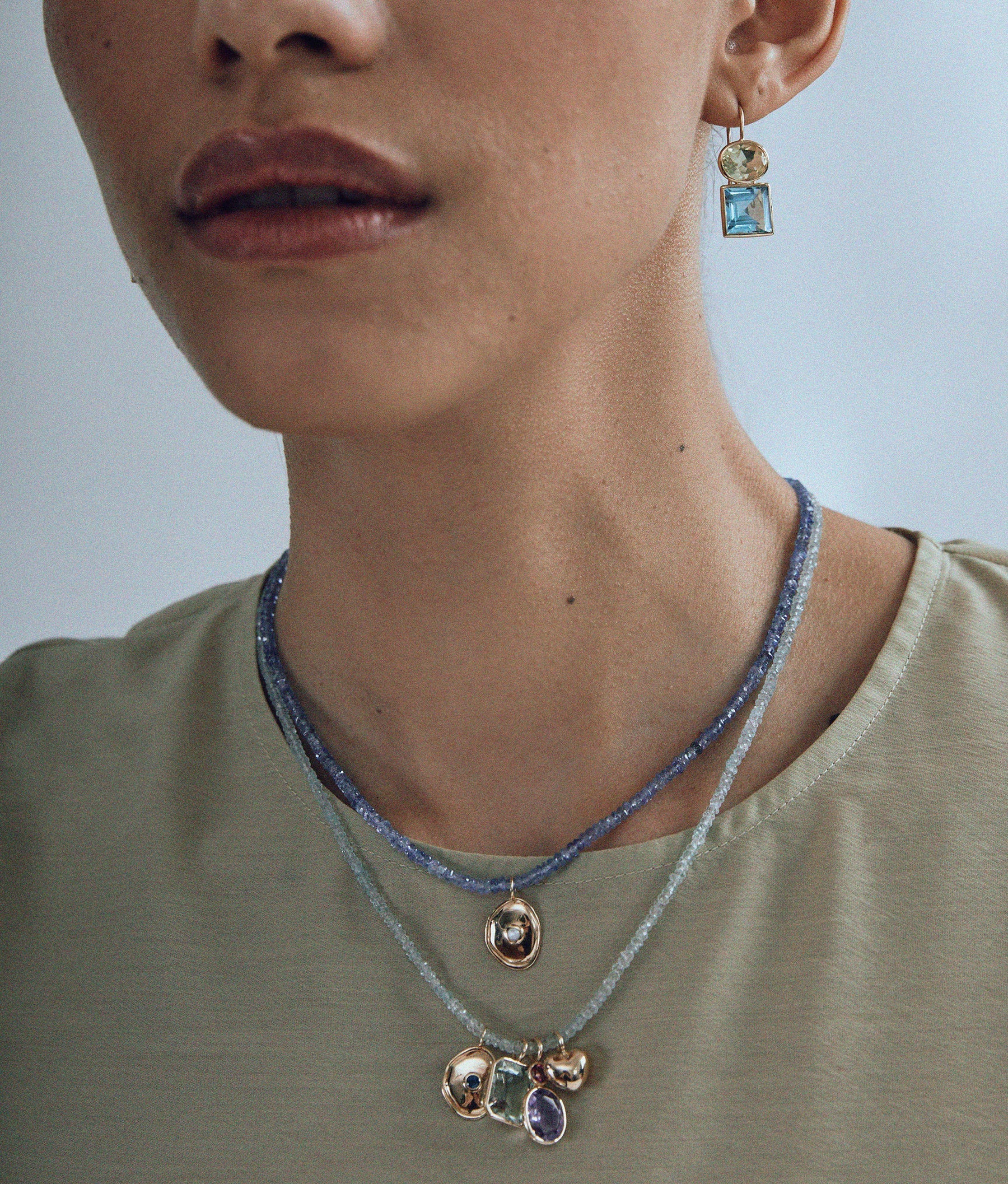 Birthstone Charm - Mother of Pearl