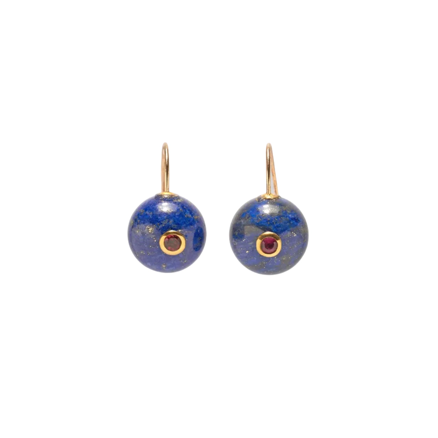 Comet Earrings - Lapis