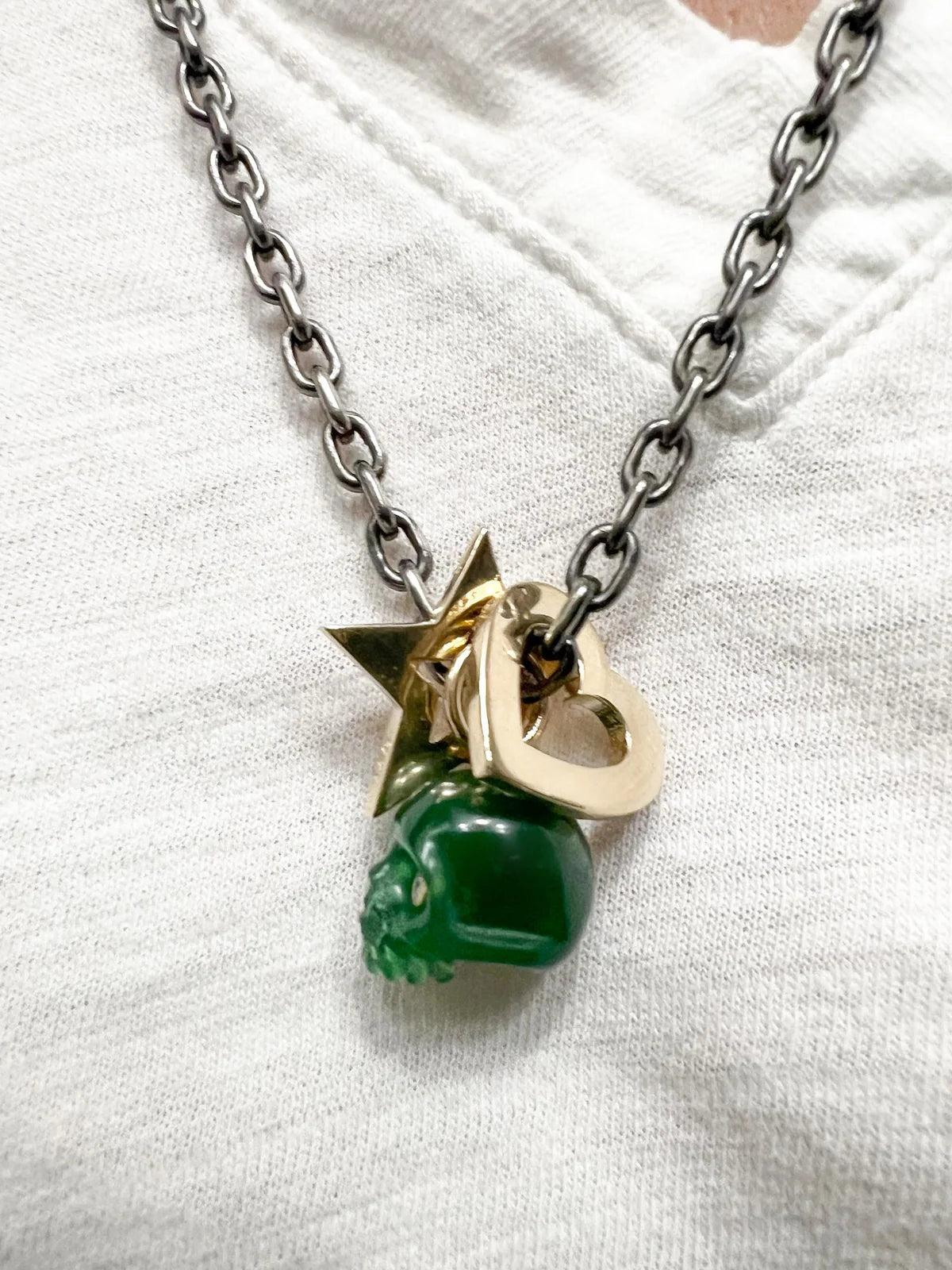 Chunky 14k Gold Heart Slider — Maura Green Trunk Show